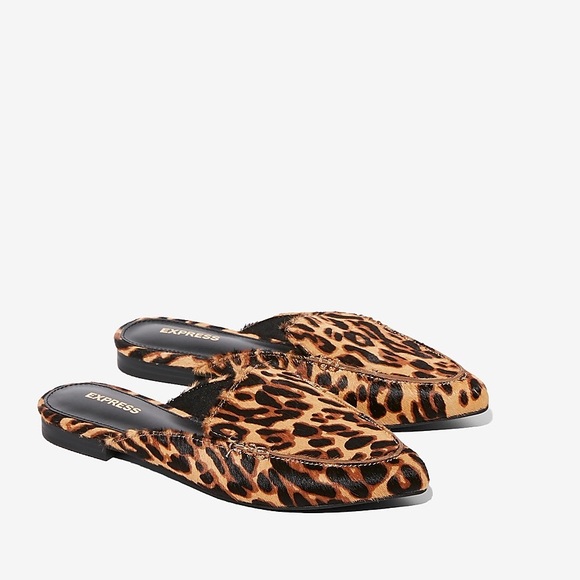 Express Shoes - Express leopard mules Express Shoes - Express leopard mules